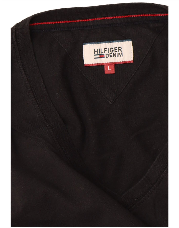 TOMMY HILFIGER Herre T-Shirt Top Stor Sort