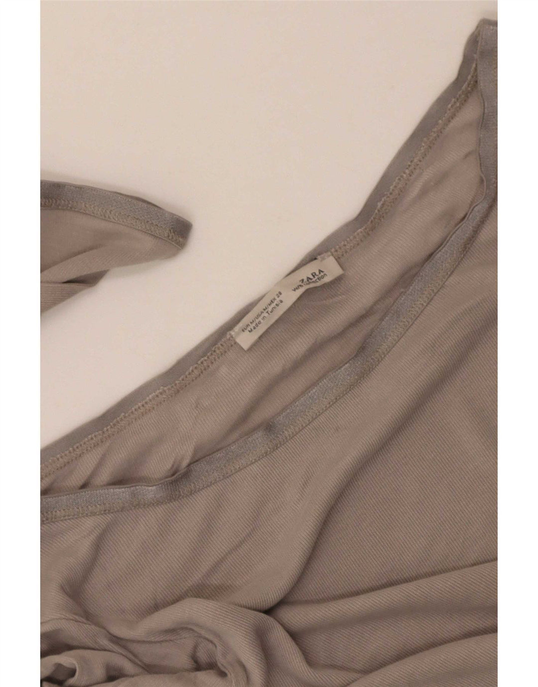 Zara Dame Top 3/4 ærme UK 12 Medium Grå
