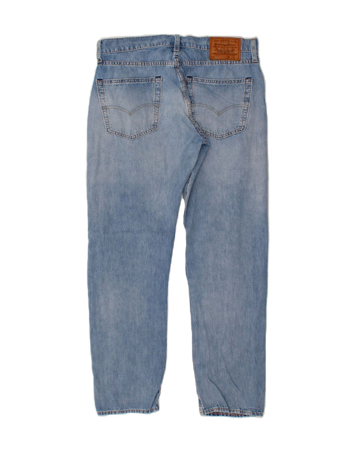 LEVI'S Womens Straight Jeans W32 L28 Blue Cotton Vintage Levi's and Second-Hand Levi's from Messina Hembry 