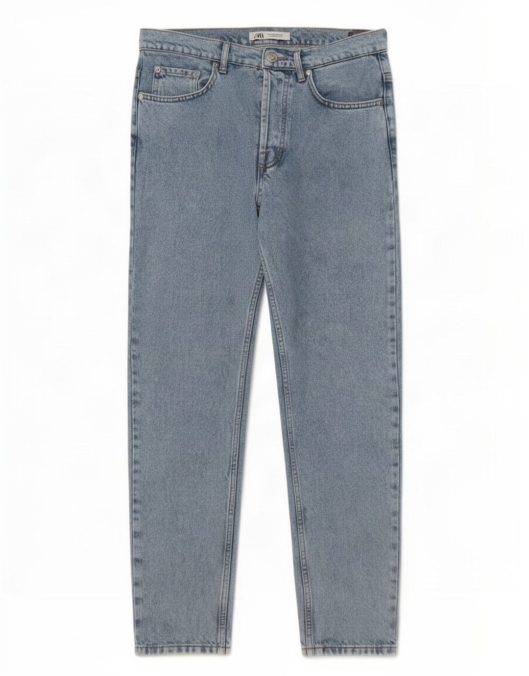 Zara Herre Tapered Jeans EU 40 Medium W31 L30 Blå