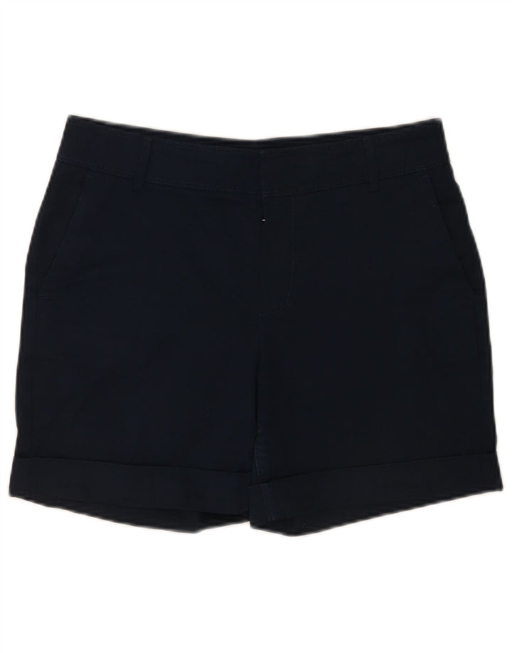 Massimo Dutti Dame Chino Shorts EU 38 Small W28 Marineblå Bomuld