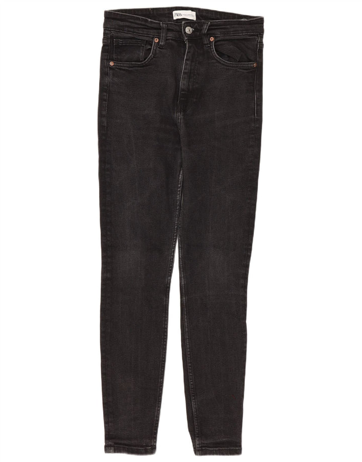 Zara Dame Skinny Jeans EU 40 Medium W30 L26 Sort