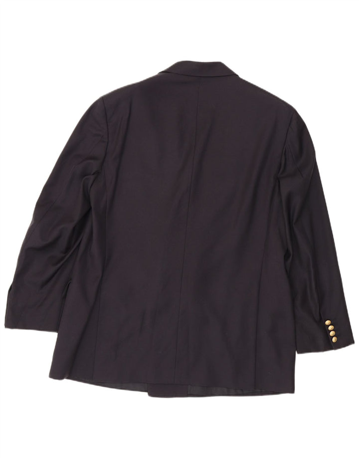 Cantarelli Herre Double Breasted Blazer Jacket UK 40 Large Black