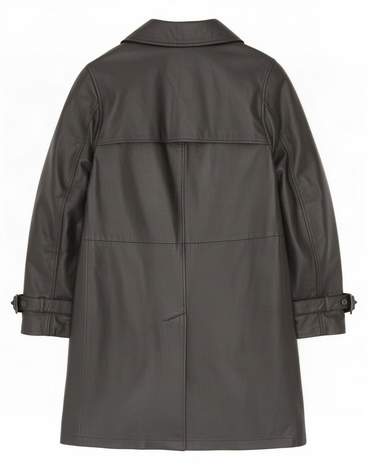 Conbipel Dame Free Heron Leather Coat IT 46 Large Black