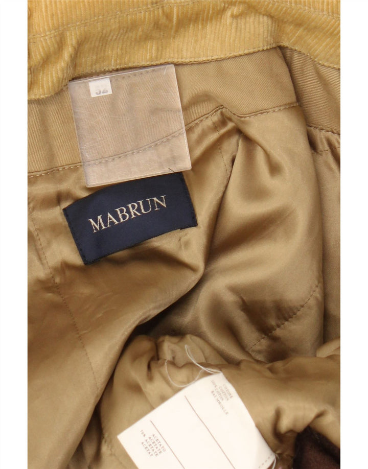 Mabrun Herre Windbreaker Jacket IT 52 XL Beige Bomuld