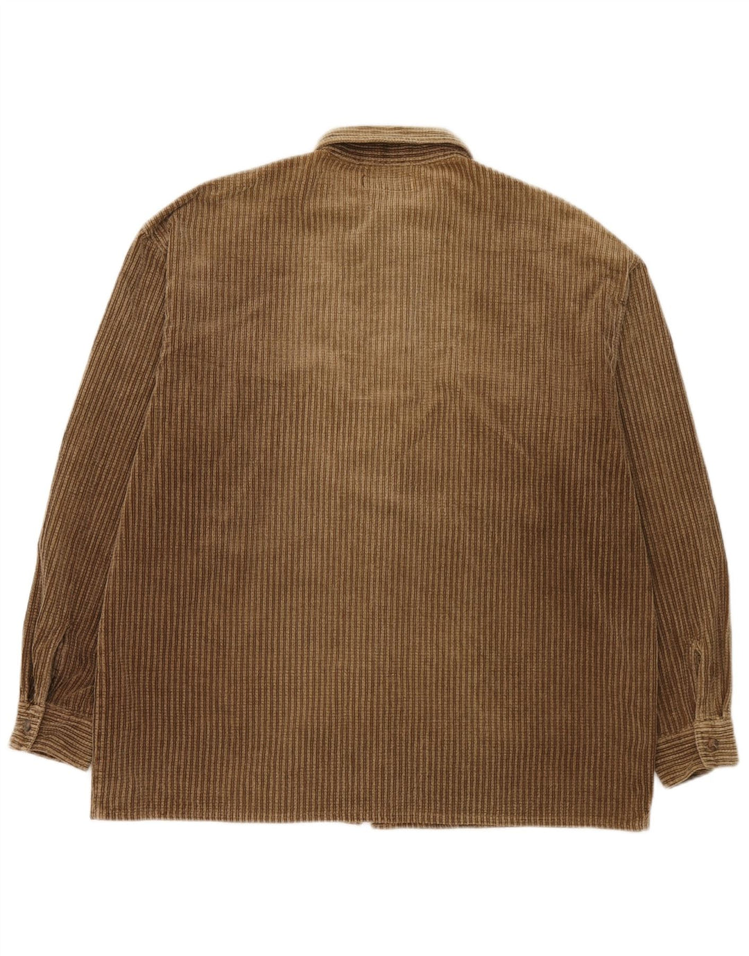 Wrangler herre fløjlsskjorte XL brun bomuld