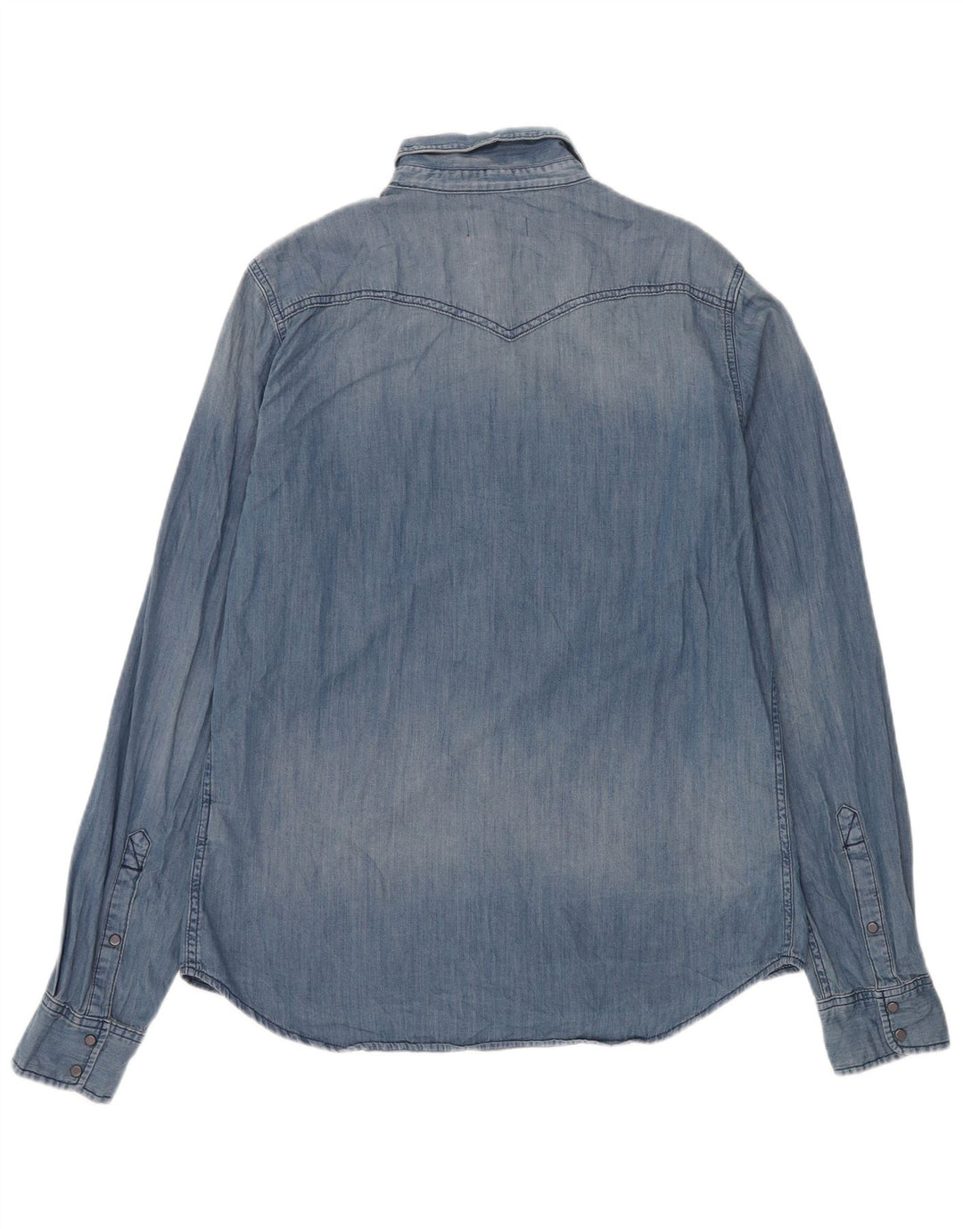 Diesel Herre Denim Shirt XL Blå Bomuld