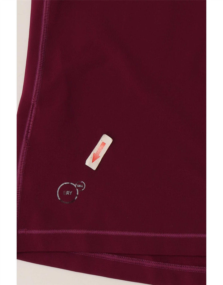 Puma Damevest Top UK 12 Medium Burgundy Polyester