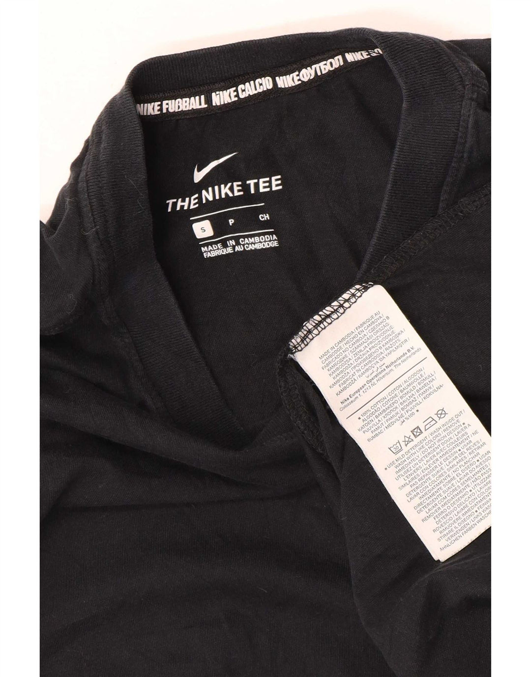Nike herre T-shirt top lille sort bomuld