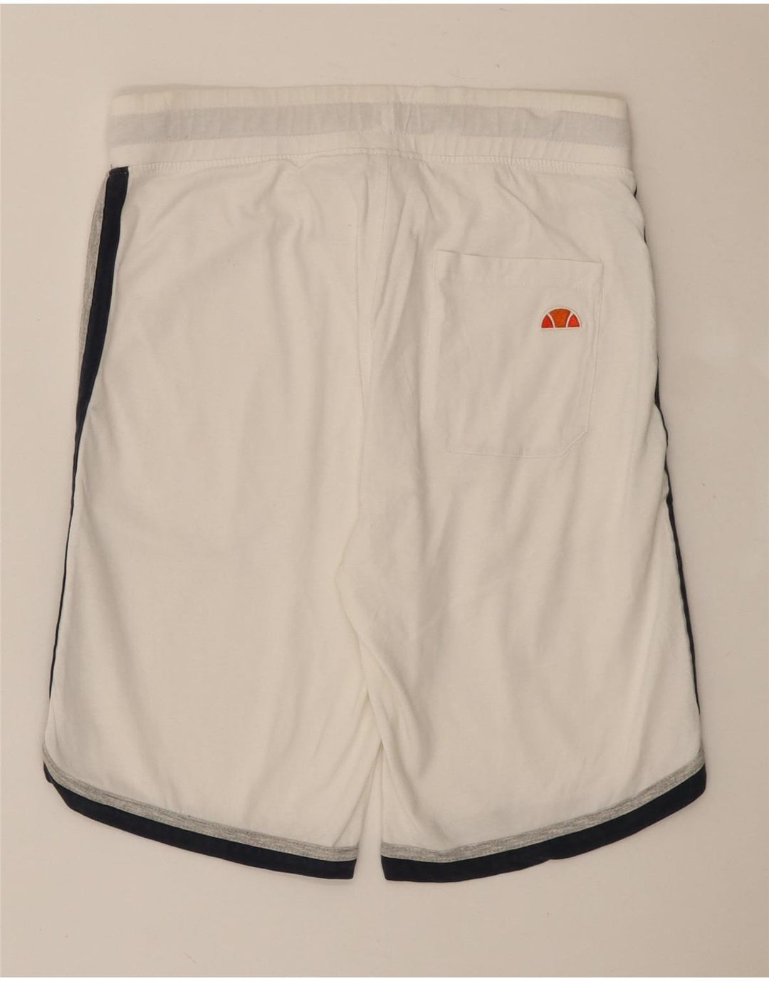 Ellesse Herre grafiske sportsshorts Medium White Colourblock Bomuld