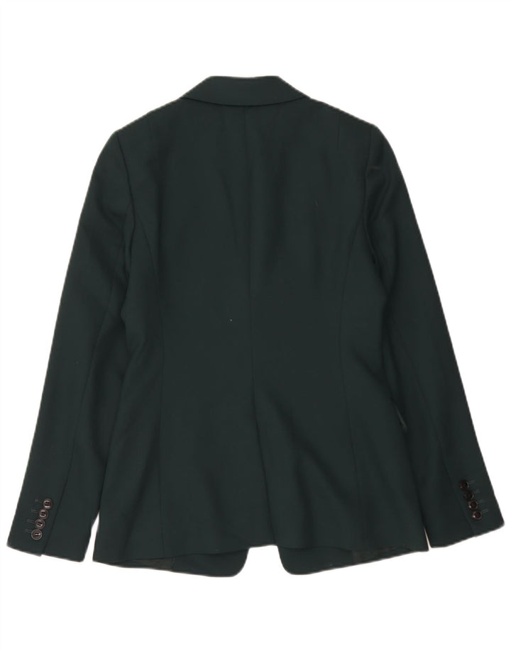 Reiss Dame 1 Knap Blazer Jacket UK 8 Lille Grøn