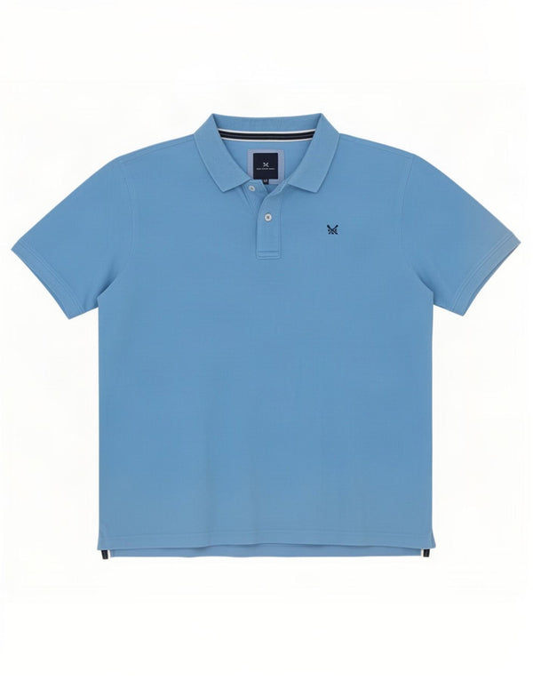 Crew Clothing Herre Polo Shirt XL Blå Bomuld