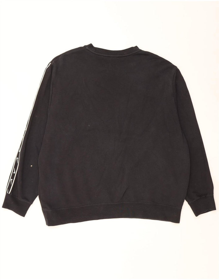 Nike grafisk sweatshirt til mænd XL sort bomuld