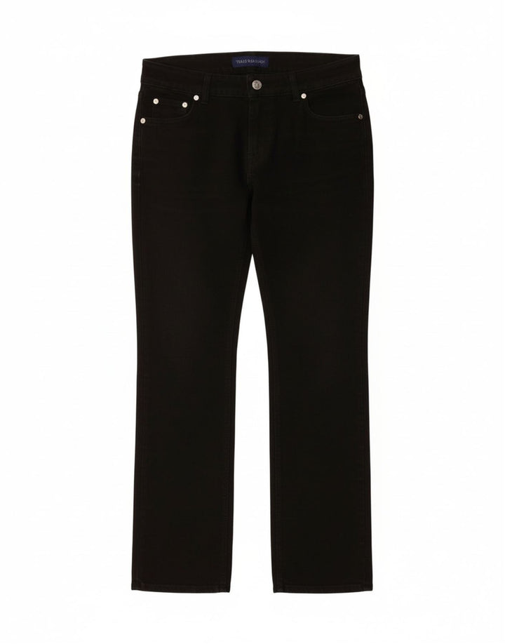Trussardi Dame Slim Jeans W28 L28 Sort Bomuld