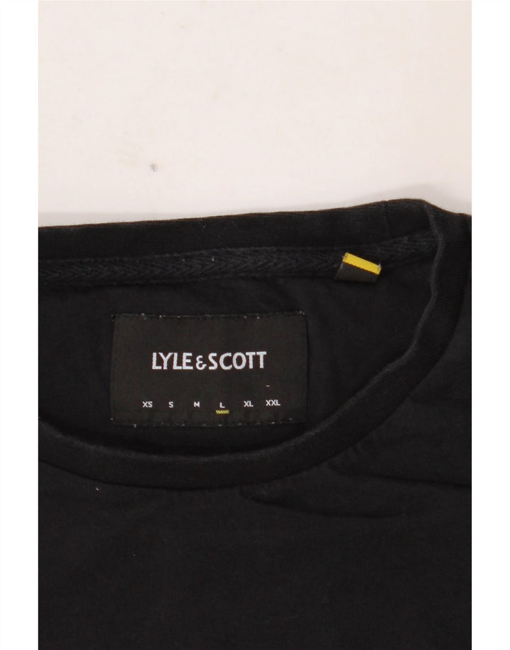 LYLE & SCOTT Herre T-Shirt Top Stor Sort