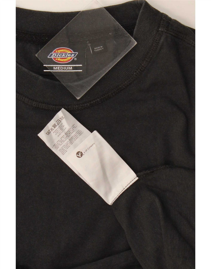 Dickies Herre T-Shirt Top Medium Sort Bomuld