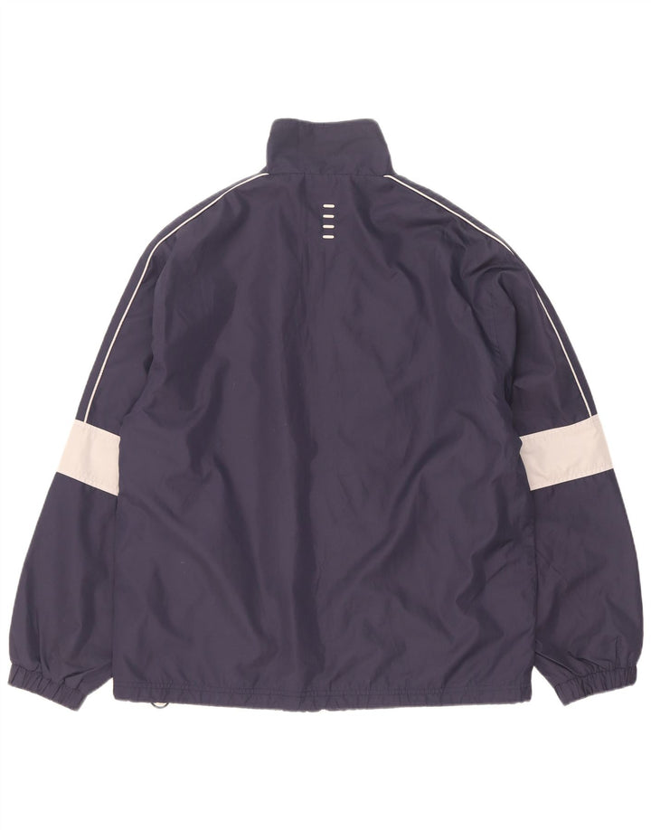 Fila Regnjakke til mænd UK 38 Medium Navy Blue Colourblock Polyester