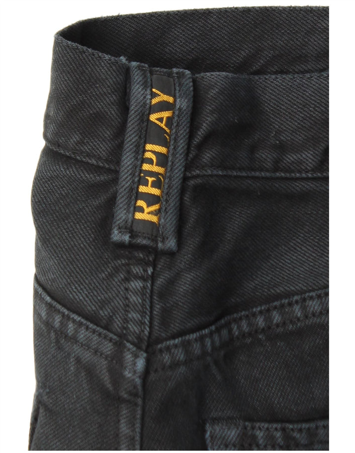 Replay Straight Jeans til mænd W32 L30 Sort