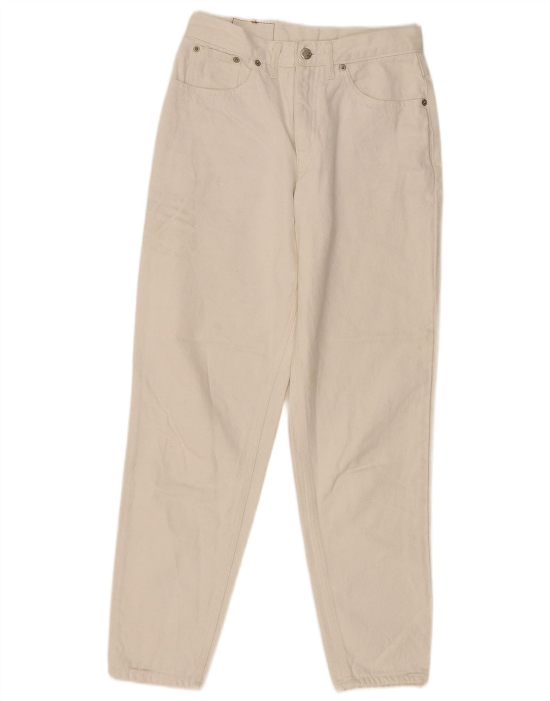 Americanino Kvinder Højtaljet tilspidsede Jeans W28 L28 Off White Classic