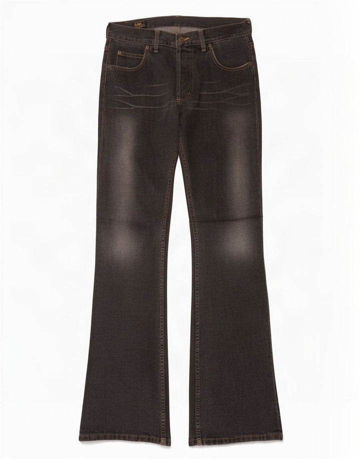 Lee Dame Denver Bootcut Jeans W32 L36 Sort Bomuld
