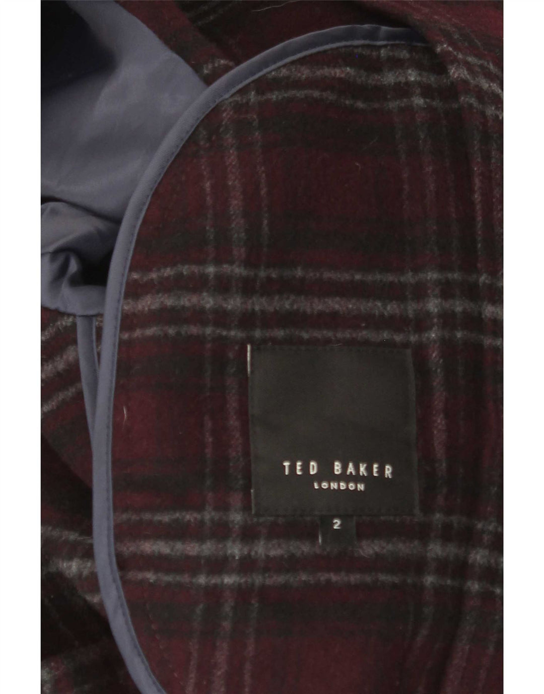Ted Baker Bomberjakke til mænd str. 2 Small Burgundy