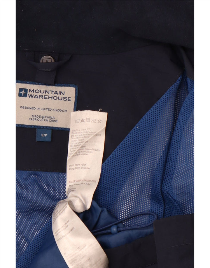 MOUNTAIN WAREHOUSE Regnjakke til mænd UK 36 Small Navy Blue Colourblock