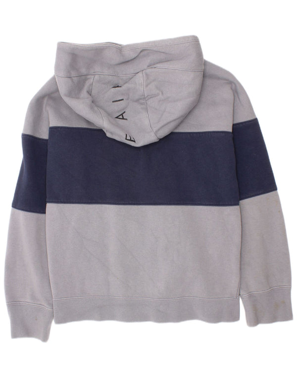 Nike hættetrøje med lynlås til drenge 8-9 år Small Grey Colourblock Cotton Sports