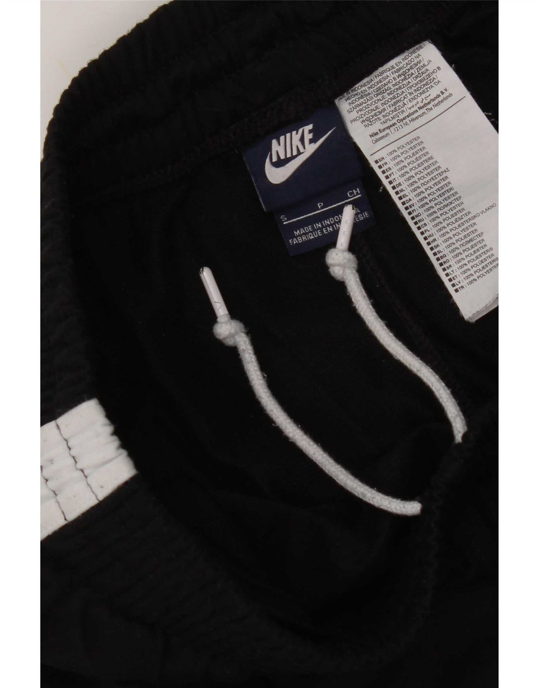 Nike Træningsdragtsbukser til mænd Small Black Colourblock Polyester