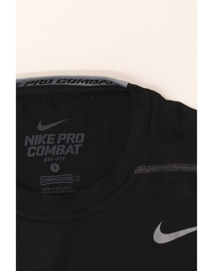 Nike Herre Dri Fit T-Shirt Top Lille Sort