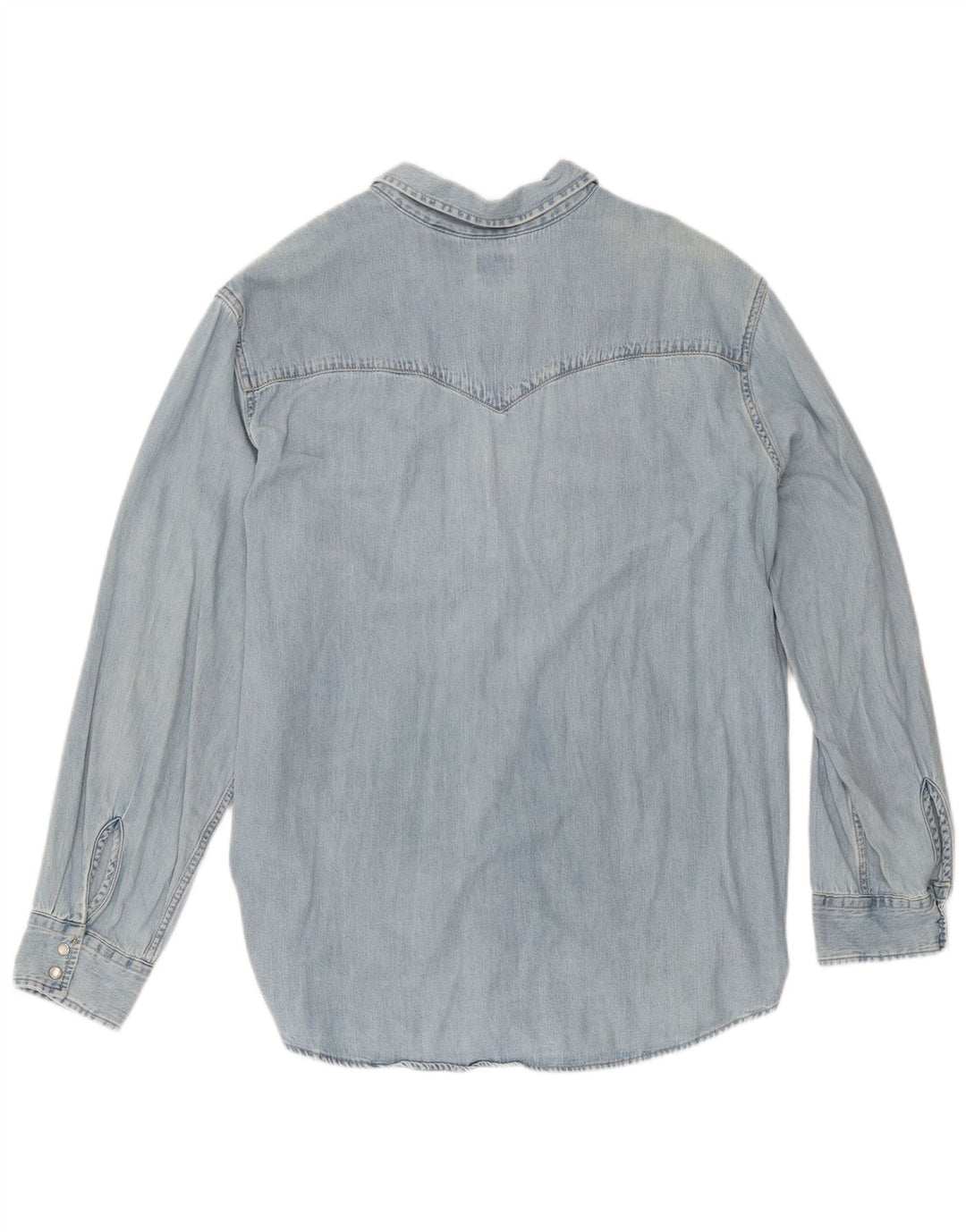 Levi's Herre høj denimskjorte XL blå bomuld