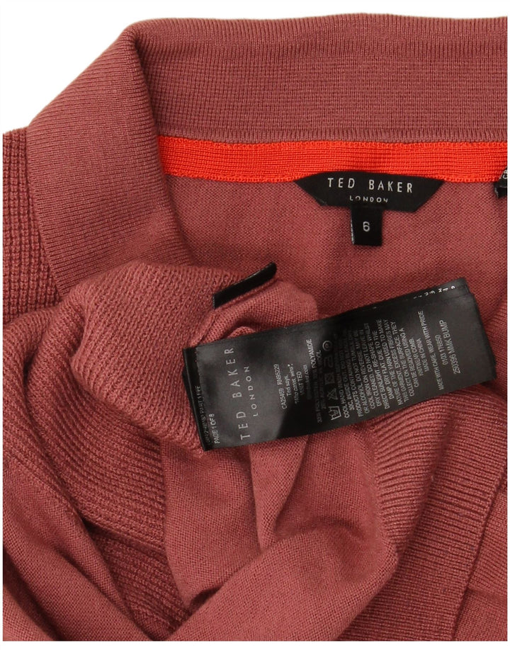Ted Baker Herre Polo Shirt Str. 6 2XL Rød Polyester