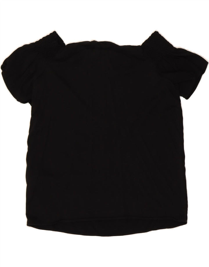 MASSIMO DUTTI Womens Blouse Top UK 6 XS Black Lyocell Vintage Massimo Dutti and Second-Hand Massimo Dutti from Messina Hembry 