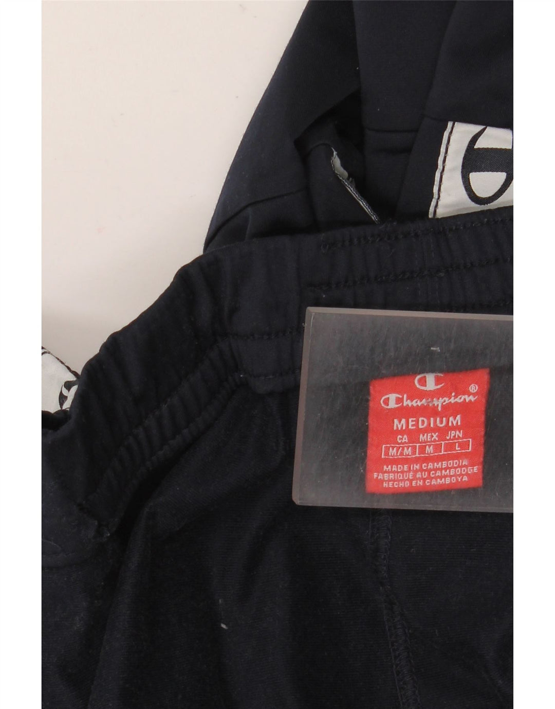 Champion Herre grafisk træningsdragt Bukser Medium Navy Blue Colourblock