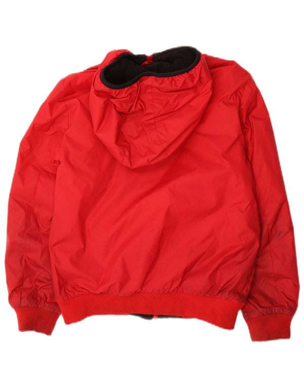 Diesel Boys Grafisk Hooded Bomber Jacket 9-10 År Rød Nylon