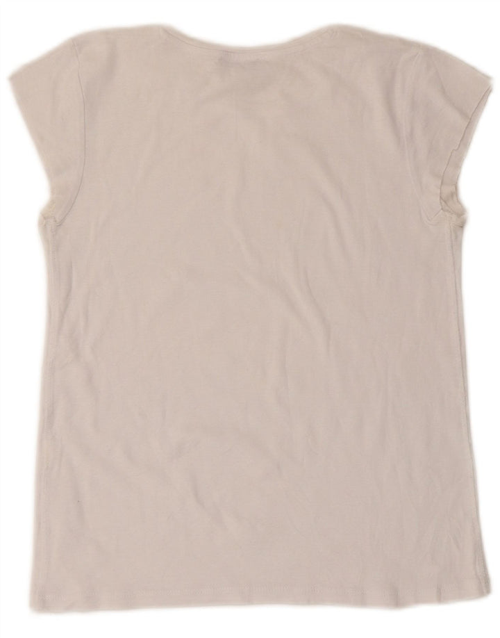 Zara T-Shirt Top UK 8 Small White