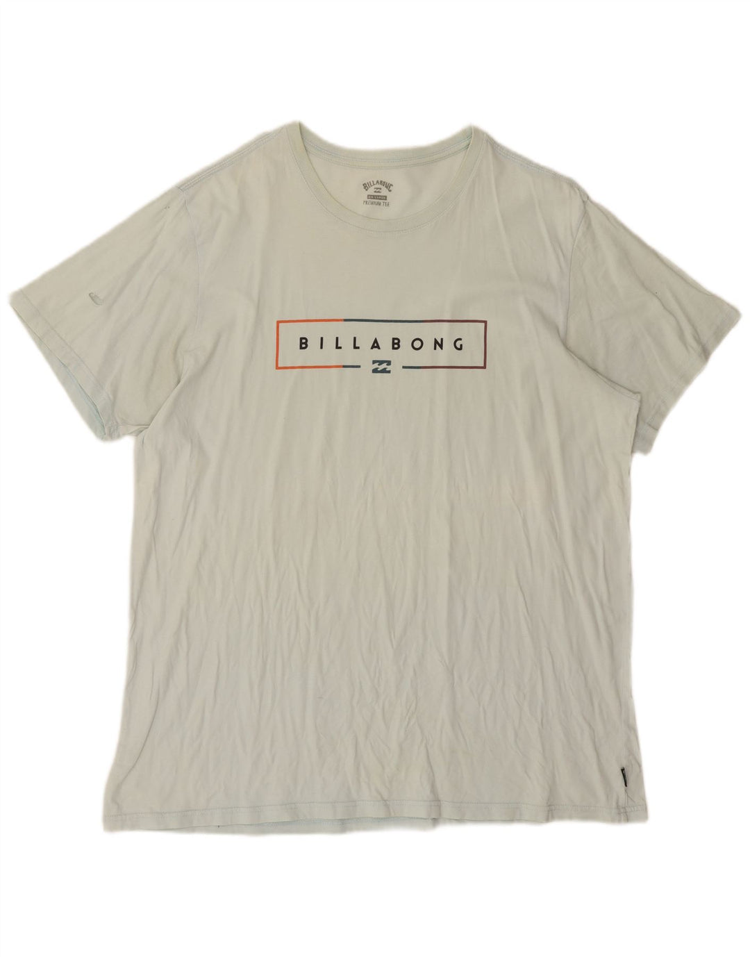 BILLABONG Herre Grafisk T-Shirt Top 2XL Blå
