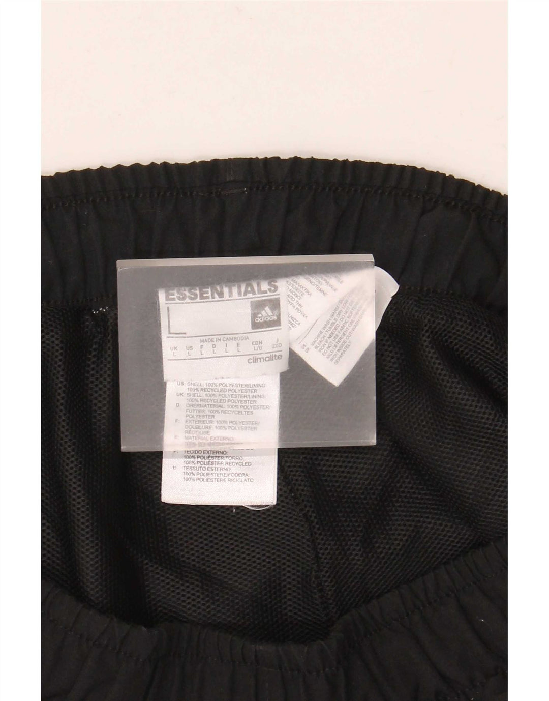 Adidas Herre Climalite Sportshorts Stor sort polyester