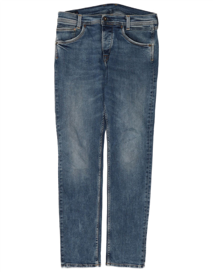 PEPE Jeans Herre Regular Straight Jeans US 10 Large W32 L31 Blue