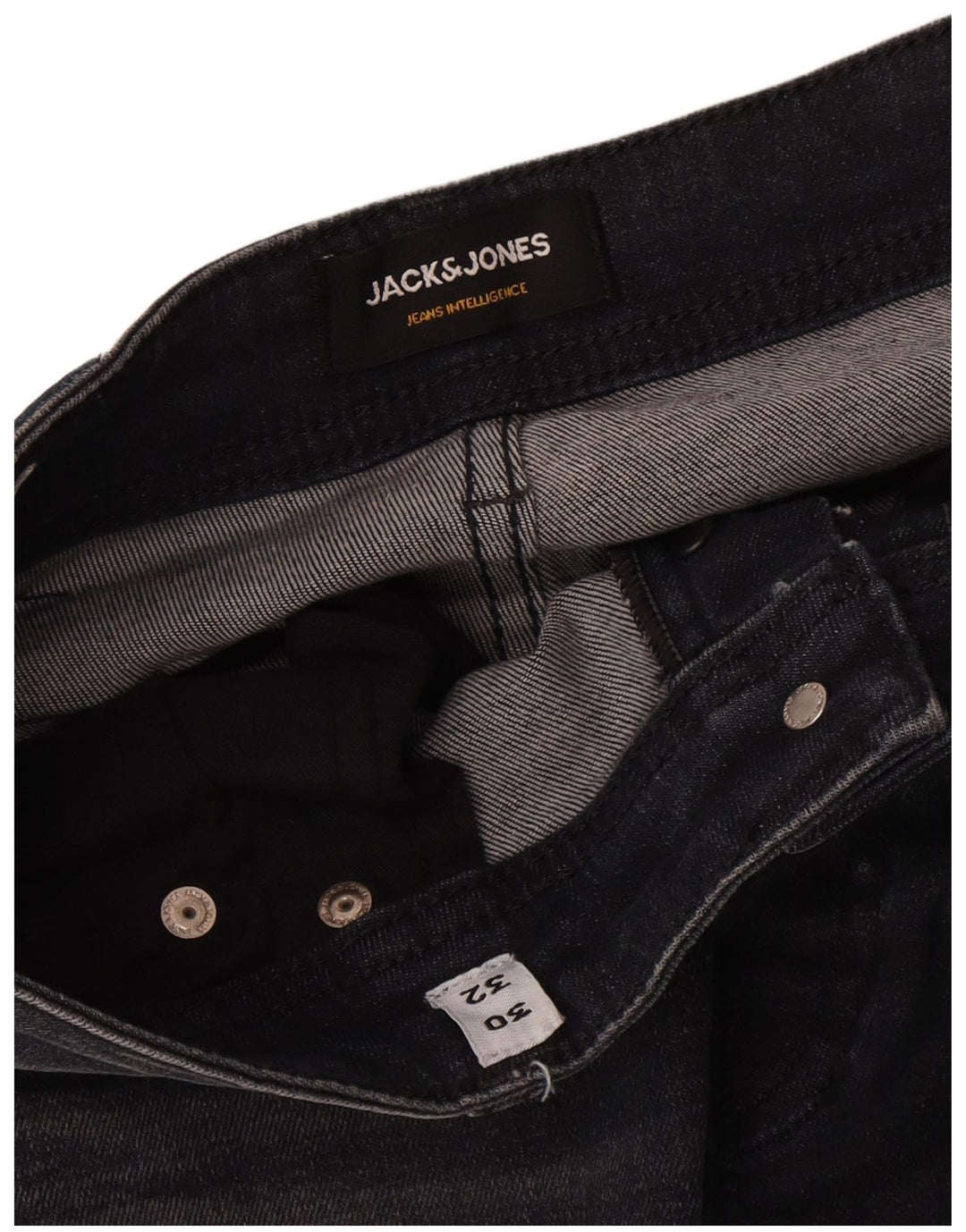 Jack & Jones Herre Tim Slim Jeans W30 L32 Sort Bomuld