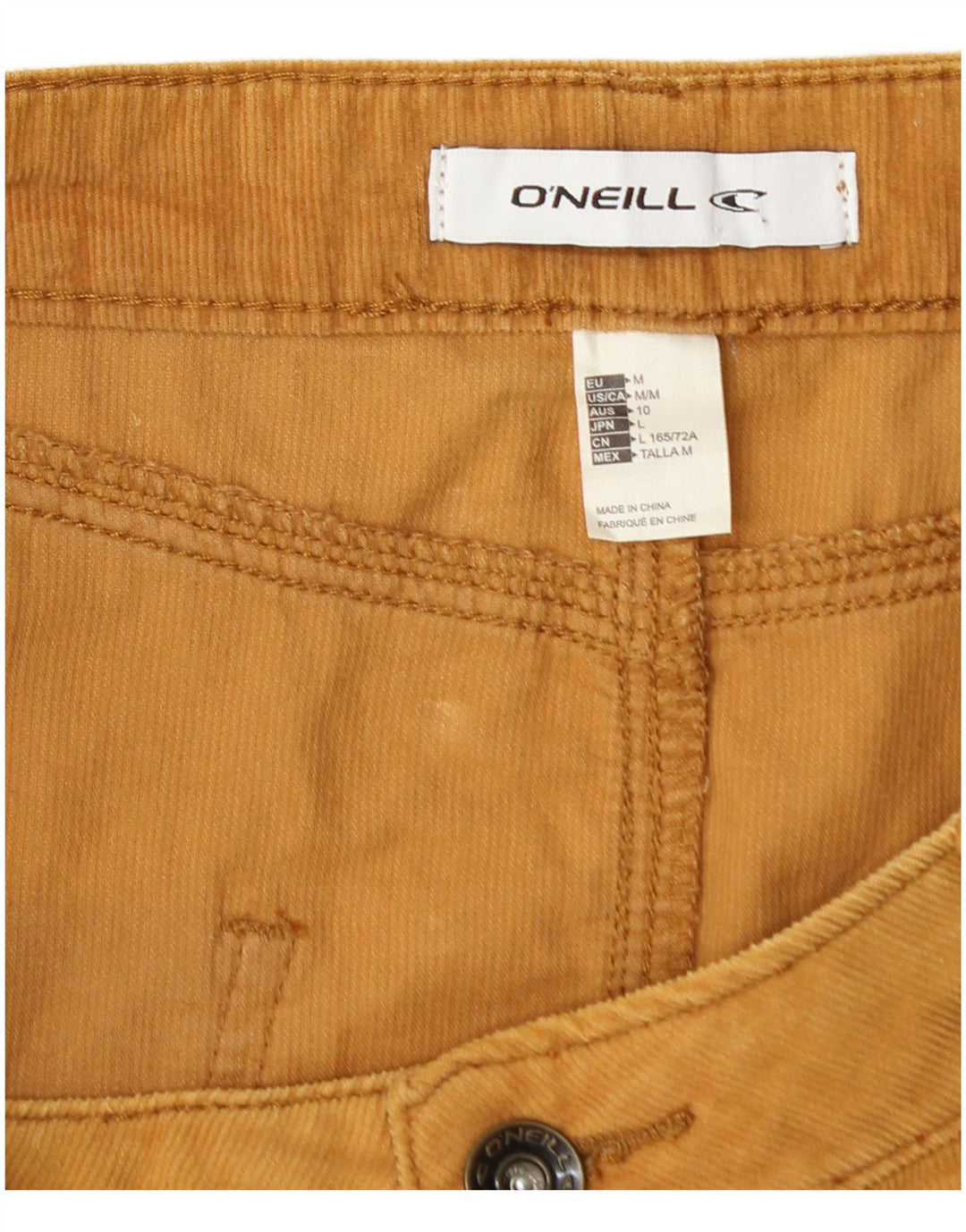 O'Neill Dame Mini Corduroy Nederdel Medium W30 Beige Bomuld