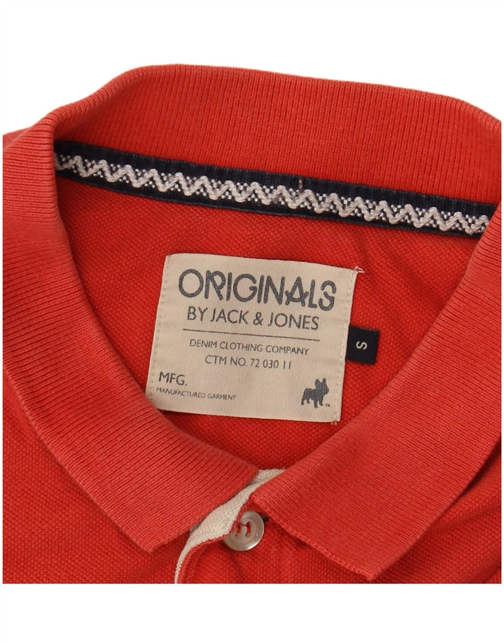 Jack & Jones Herre grafisk poloshirt Lille rød bomuld