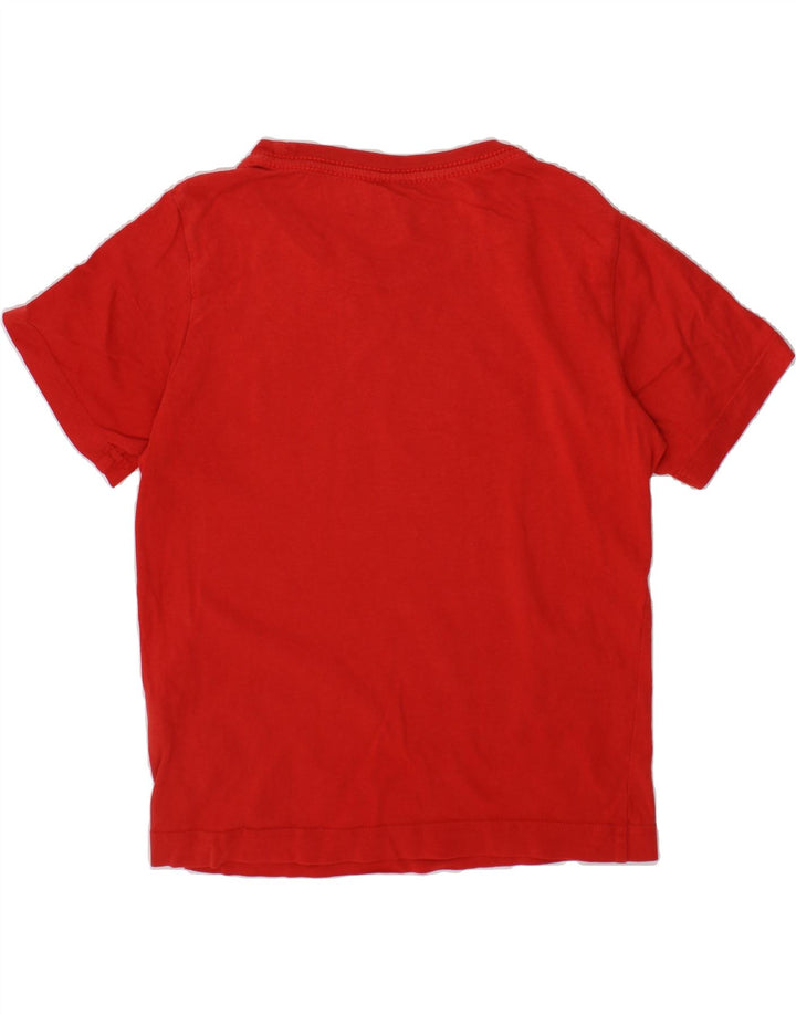 PUMA Boys Graphic T-Shirt Top 7-8 Years Small Red Cotton Vintage Puma and Second-Hand Puma from Messina Hembry 