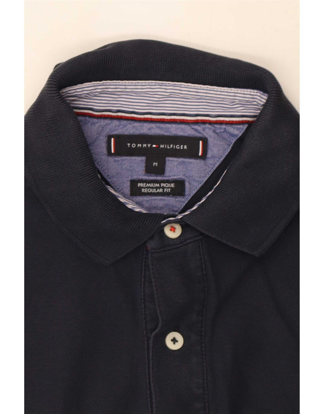 Tommy Hilfiger Herre Regular Fit Polo Shirt Medium Navy Blue