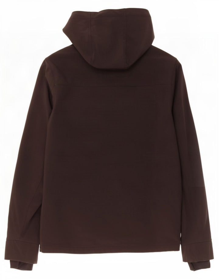 Superdry Windbreaker-jakke med hætte til mænd UK 36 Lille sort polyester
