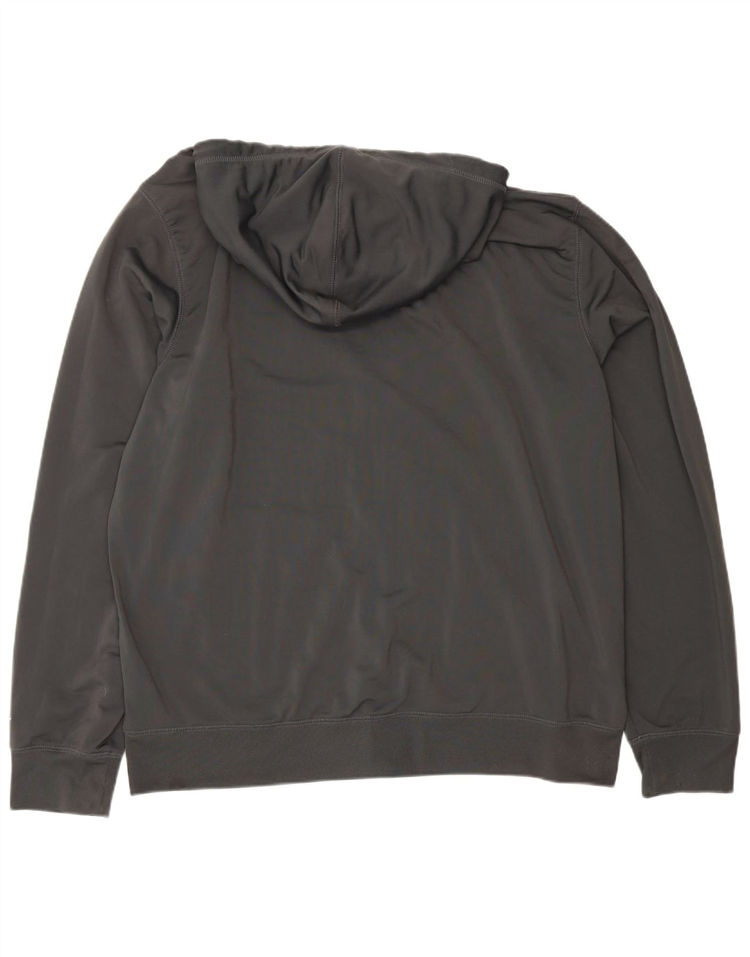 Nike Herre grafisk hættetrøje med lynlås 2XL grå polyester