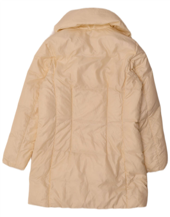 Conte of Florence polstret frakke til kvinder IT 46 Stor råhvid polyester