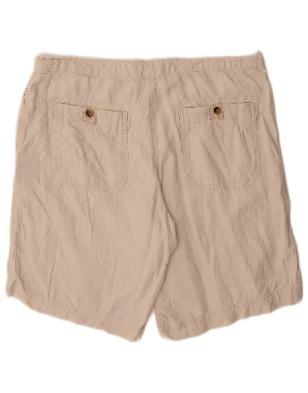 Marks & Spencer Herre Chino Shorts W38 XL Off White Flax