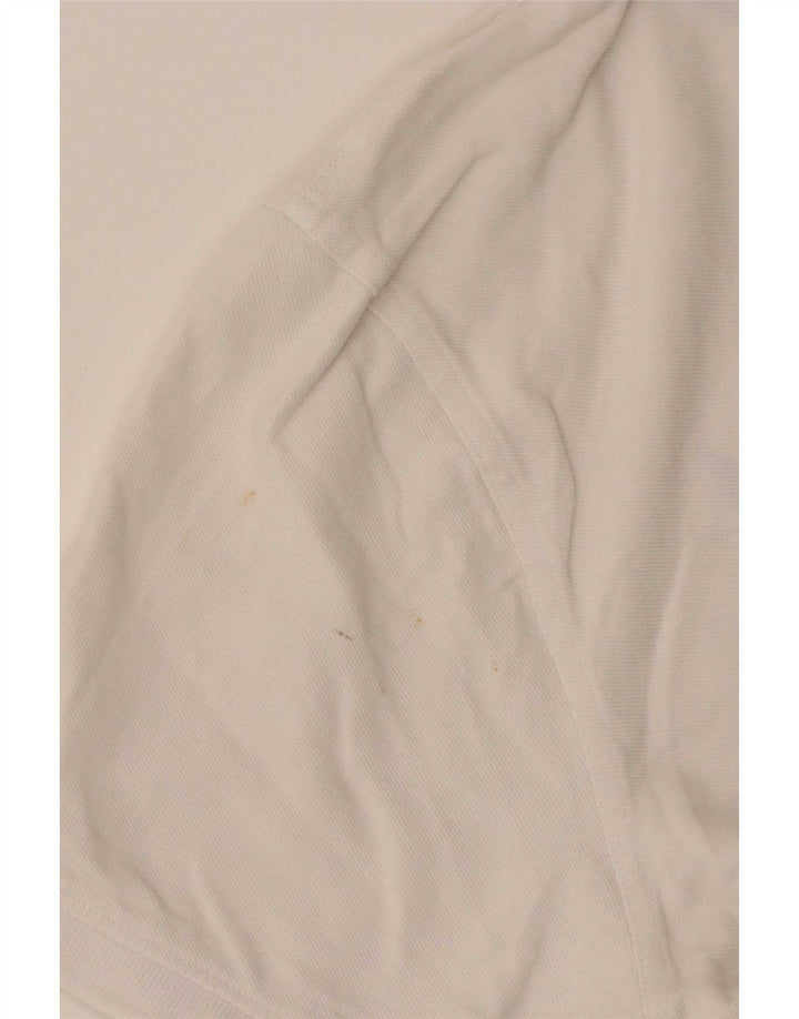 Besætningstøj Herre poloshirt Stor hvid bomuld