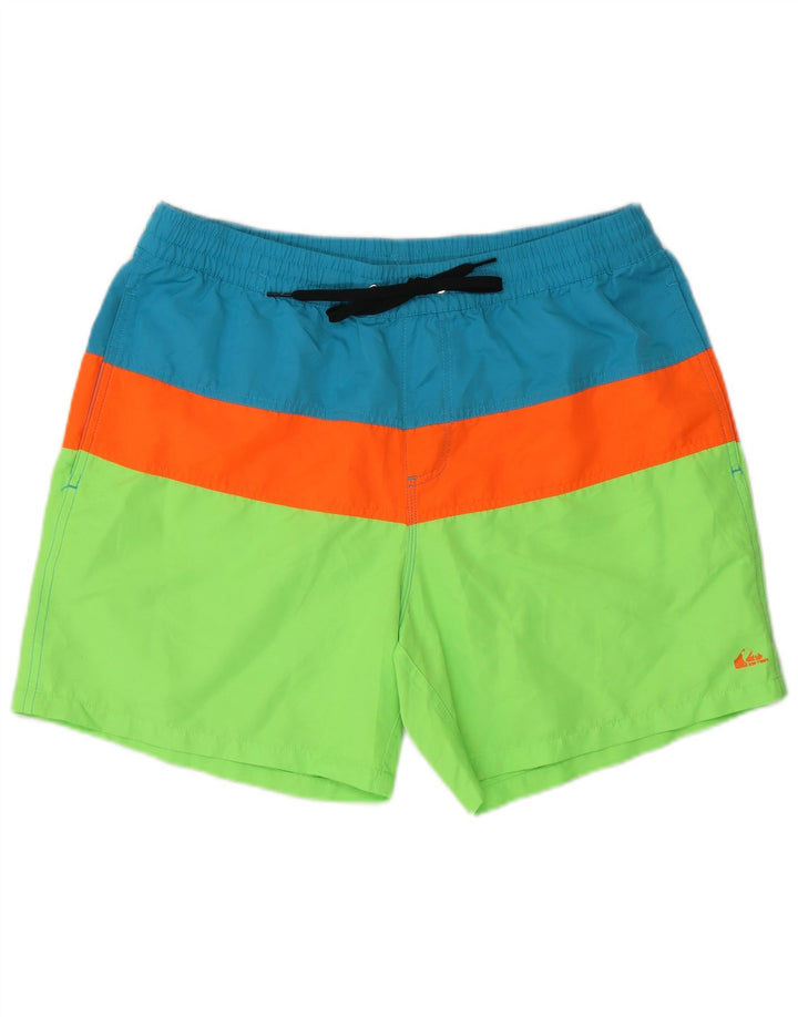 QUIKSILVER Badeshorts til mænd Stor flerfarvet Colourblock Polyester
