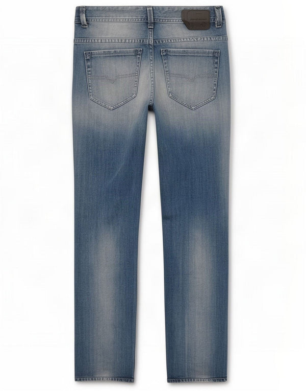 Diesel Herre Thavar Distressed Slim Skinny Jeans W30 L32 Blue Cotton